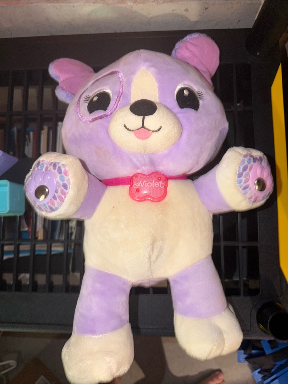 Violet Plush Toy - Purple and Cream